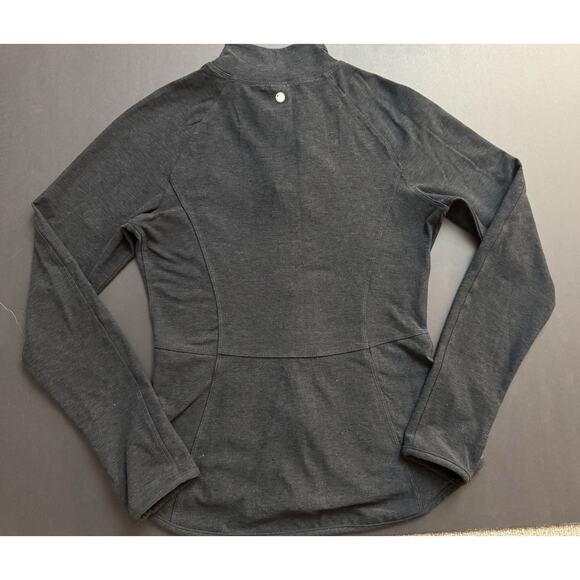 Yogalicious Lux Women’s Full-Zip Jacket Size M – Charcoal Gray, Stretch Athlet - Picture 9 of 10